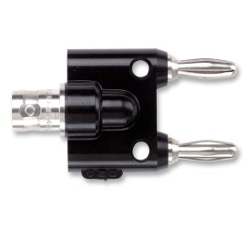 BNC to Banana Adapter, Connector BNC Female to 4mm Banana Plug, Pomona 1269