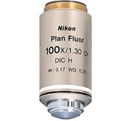 Nikon平場螢光物鏡 – CFI Plan Fluor 100X Oil Nikon平場螢光物鏡 – CFI Plan Fluor 100X Oil
