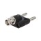 BNC to Banana Adapter, Connector BNC Female to 4mm Banana Plug, Pomona 1269 BNC to Banana Adapter, Connector BNC Female to 4mm Banana Plug, Pomona 1269